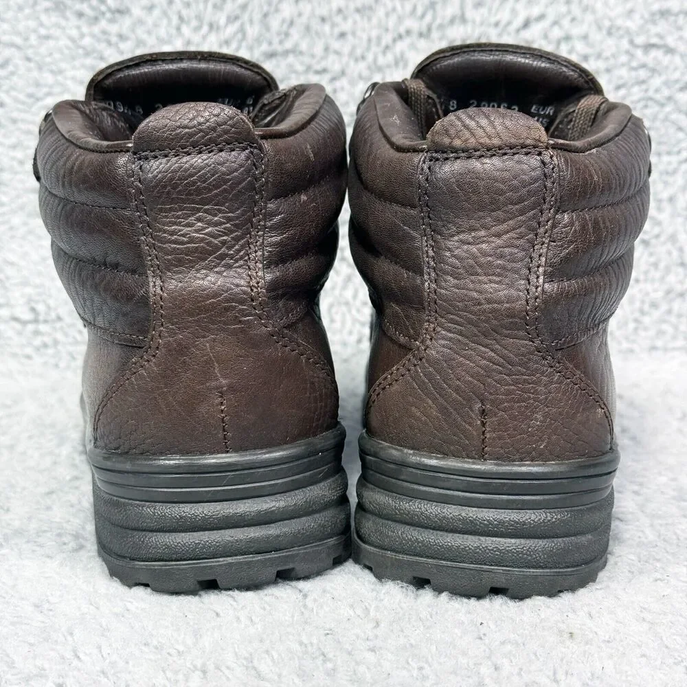 Mephisto Dark Brown Leather Lace-Up Ankle Boots - Picture 4 of 11